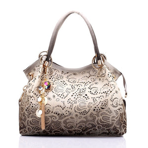 LazerFloral Cutout Bag