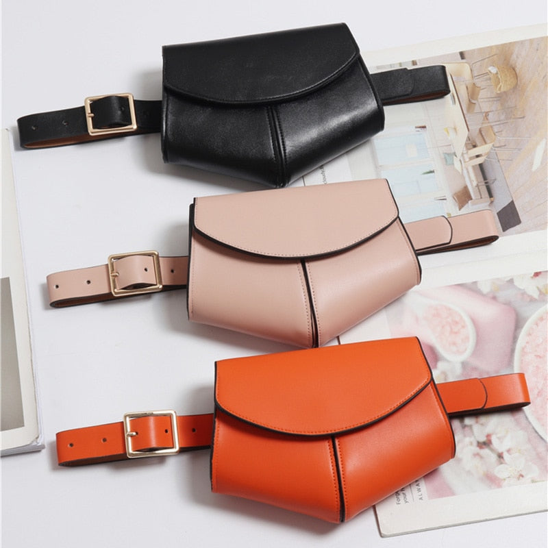 Elegant Leather Fanny Pack