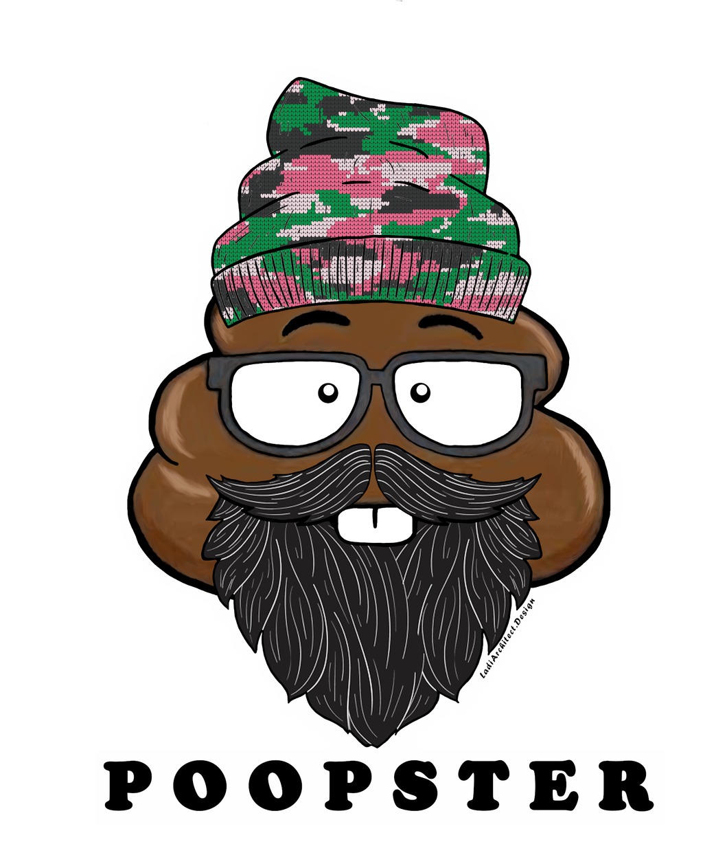 The Poopster CamoKnit Tees